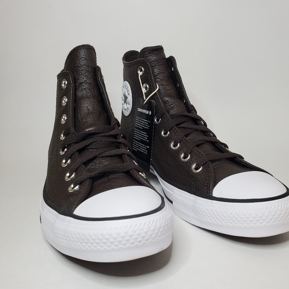 Converse Chuck Taylor All Stars Velvet Brown Tumbled Leather  [A01461C] - Picture 3 of 8